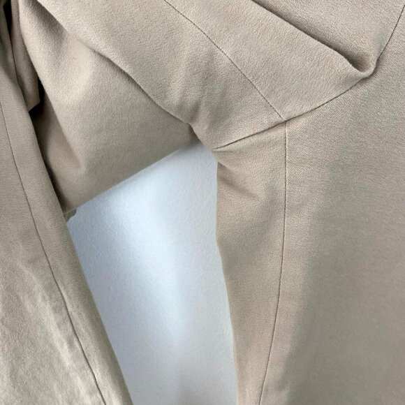 Soft Surroundings Pull On Chino Pants Women's Size 10 Tan High Rise Straight Leg - Picture 12 of 16